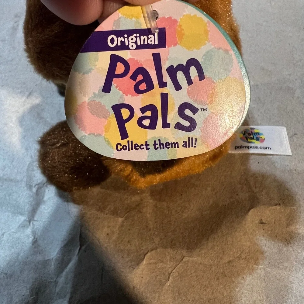 Aurora 5in Palm Pals Capybara Brown Soft Weighted Plush Toy 2024